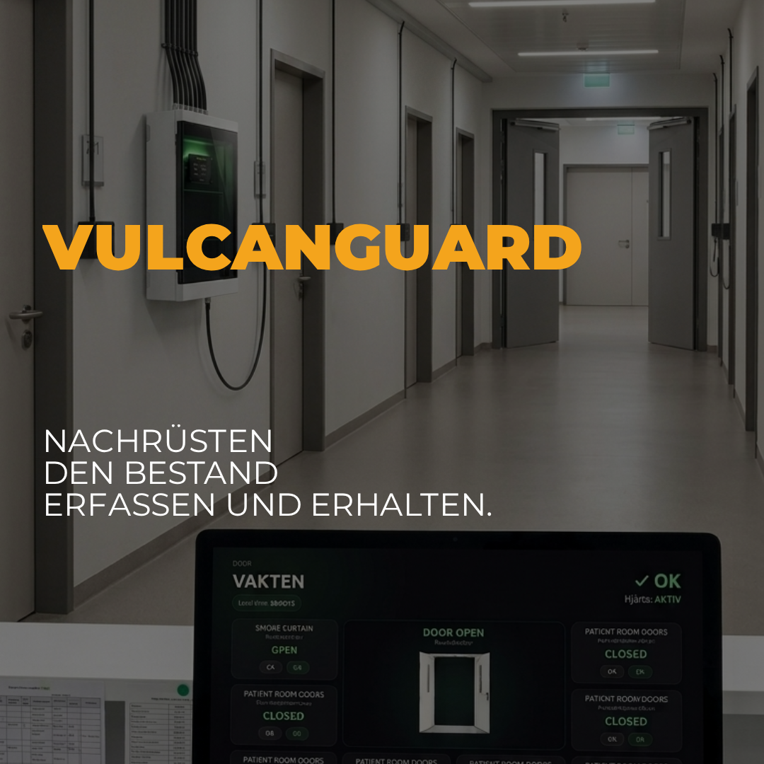 HJÄRTA und VAKTEN im Einsatz in einem Klinikgebäude
